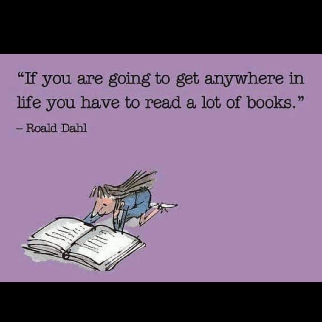 AlanaCT15's tweet photo. As a child I loved reading Roald Dahl. His words make even more sense to me as an adult but has taken on new meaning. https://t.co/O2LQZR16mg