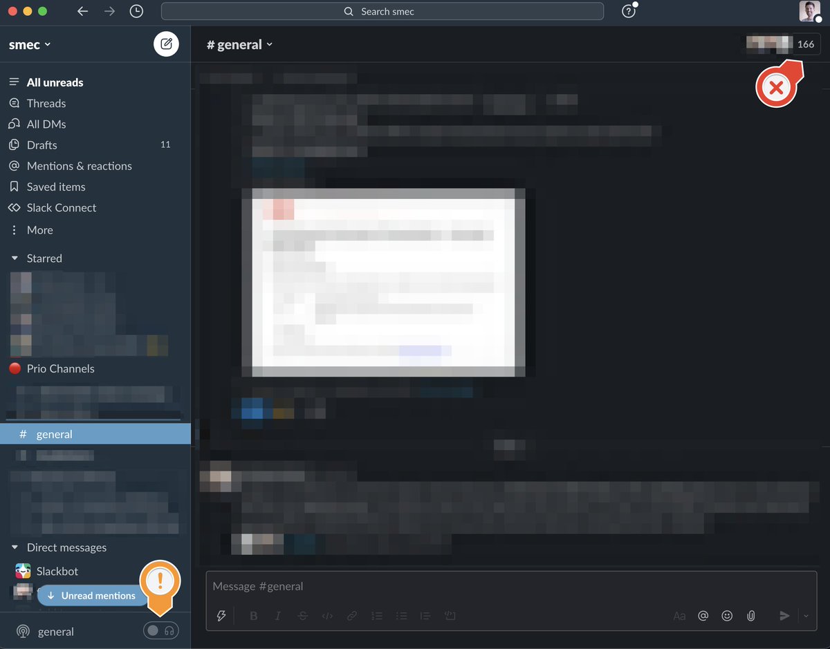 mikeryanretail's tweet image. @SlackHQ omfg the Huddle button is stressing me out. Why would I group call my whole company via the #general channel? Only a few team contexts where this makes sense, the UI should pls solve it another way. It&apos;s in a part of screen with high scroll &amp;amp; click frequency #errorprone