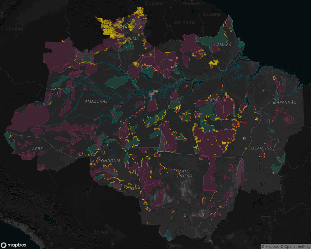 amazonia_minada's tweet photo. ⚠ MINÉRIO ILEGAL: As 49 unidades de conservação de proteção integral da Amazônia são alvo de 1193 requerimentos de mineração ativos na ANM. A lei 9.985/00 proíbe qualquer tipo de atividade mineradora nessas áreas. #AmazoniaMinada https://t.co/XDipeyquoj https://t.co/utQXH1W8M2