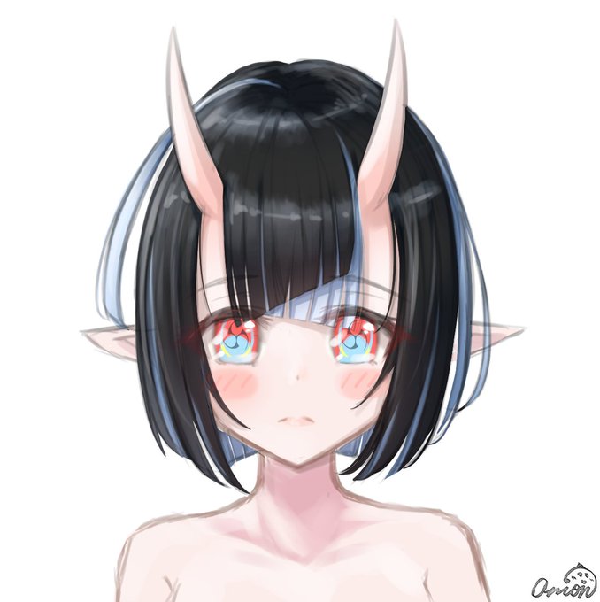 ふたなり鬼っ子
顔のデザイン案

かわいい😊 