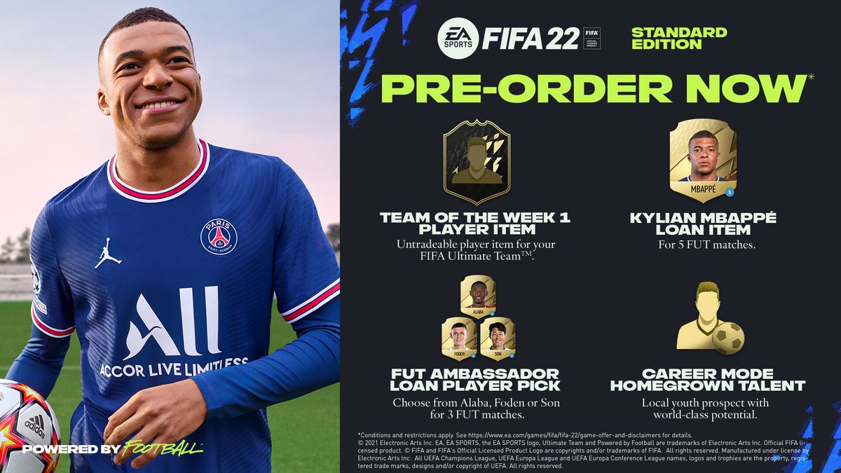 shop4nl's tweet photo. Pre-order FIFA 22 now for bonus pre-order content with FUT goodies and a Career Mode homegrown talent!🤩
https://t.co/PQwsHxgxD1 https://t.co/aPayf1pKSb