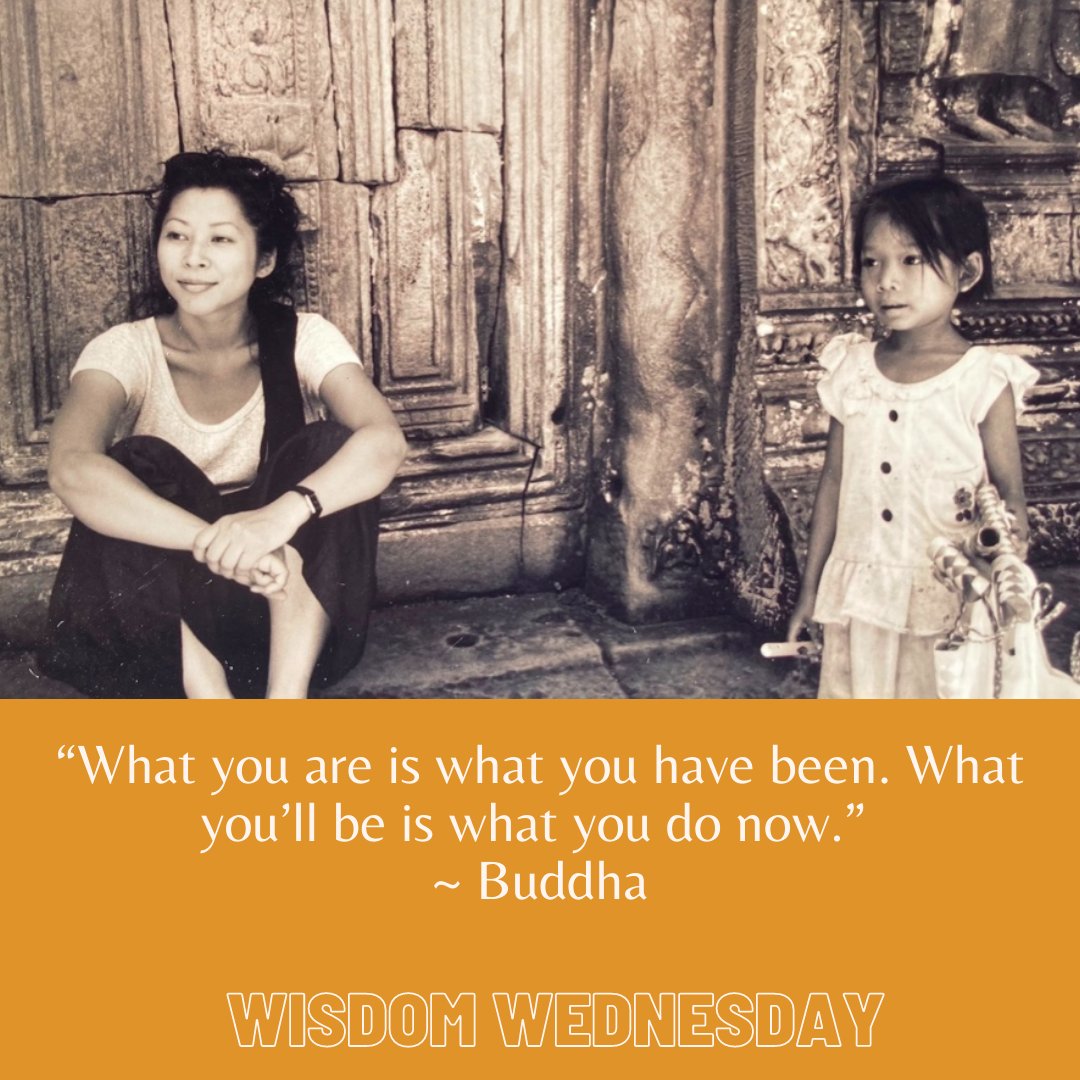 “What you are is what you have been. What you’ll be is what you do now.” ~ Buddha

 #WisdomWednesday