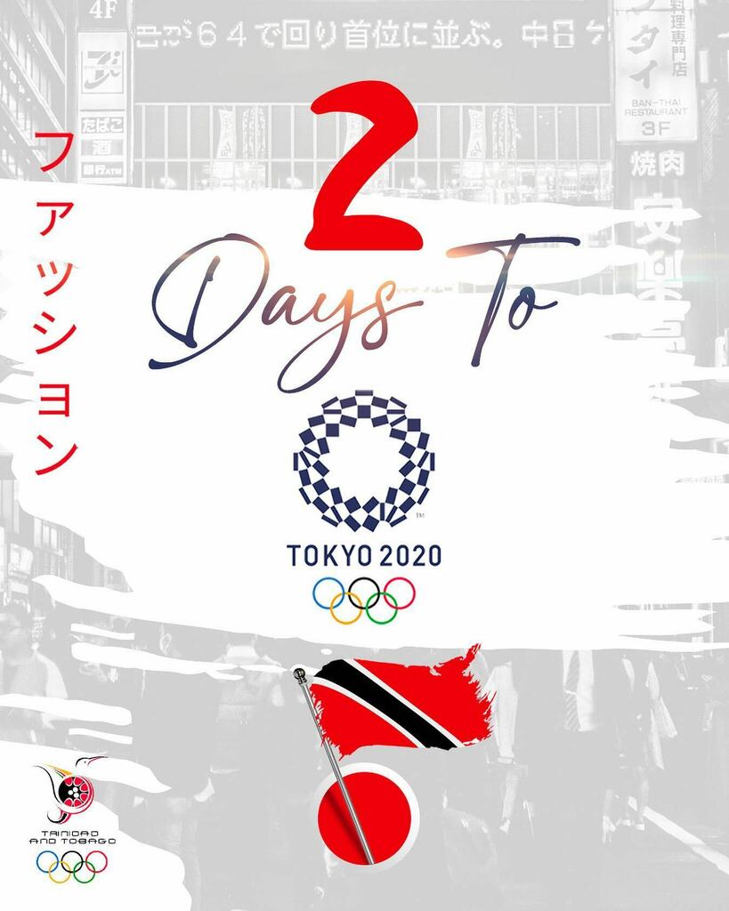 TTOlympic's tweet photo. ๐ฅตWe are 2 Days away from the Tokyo 2020 Olympic Games ๐ฅ๐ฏ๐ต ๐น๐น
#TEAMTTO #Getready
#countdowntotokyo #StrongerTogether
@tokyo2020 #TrinidadandTobago #10Golds24 #Tokyo2020 https://t.co/WFLh4saY7b