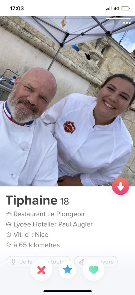 SayChoa's tweet image. Ta réussi quoi dans ta vie ?
Moi : 
J’ai match avec la fille de Etchebest