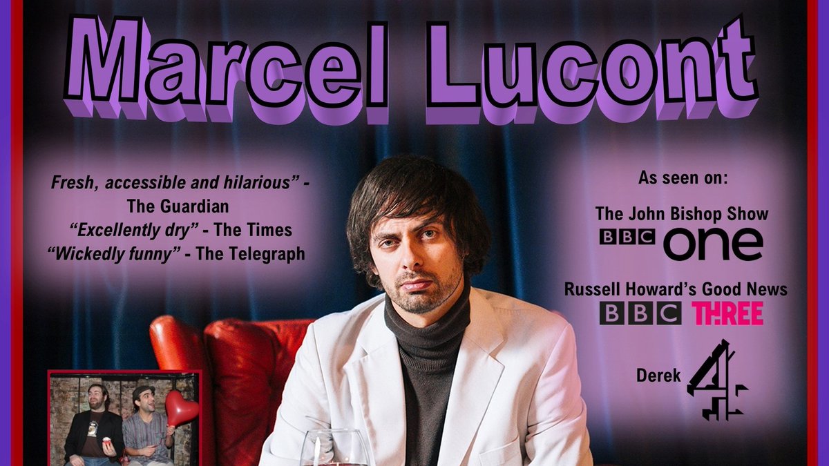 Sidcup, next Tuesday 27th - Marcel Lucont, Panicky Tack, Adele Cliff and Dave Chawner. All to raise money for resident's of St Margaret's care home. £15 or 2 for £25 email sidcupcomedyclub@gmail.com for bookings and enquiries.