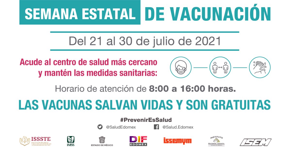 Secretaría de Salud del Estado de México tweet media