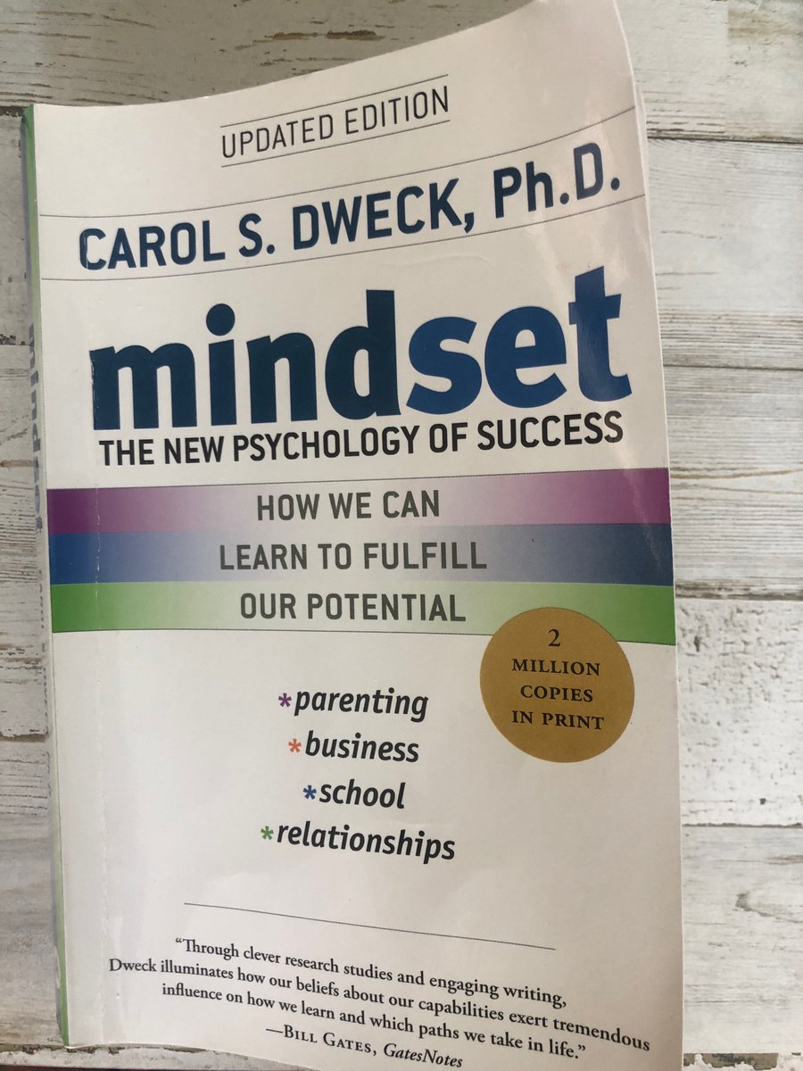 CoachKristenMcD's tweet photo. This would be a great book for “required reading” at all high schools. Fixed vs. growth mindset, but not in the buzz word way it’s used nowadays. Clear meanings and lived examples in all areas of life. https://t.co/vof0qY8gHN