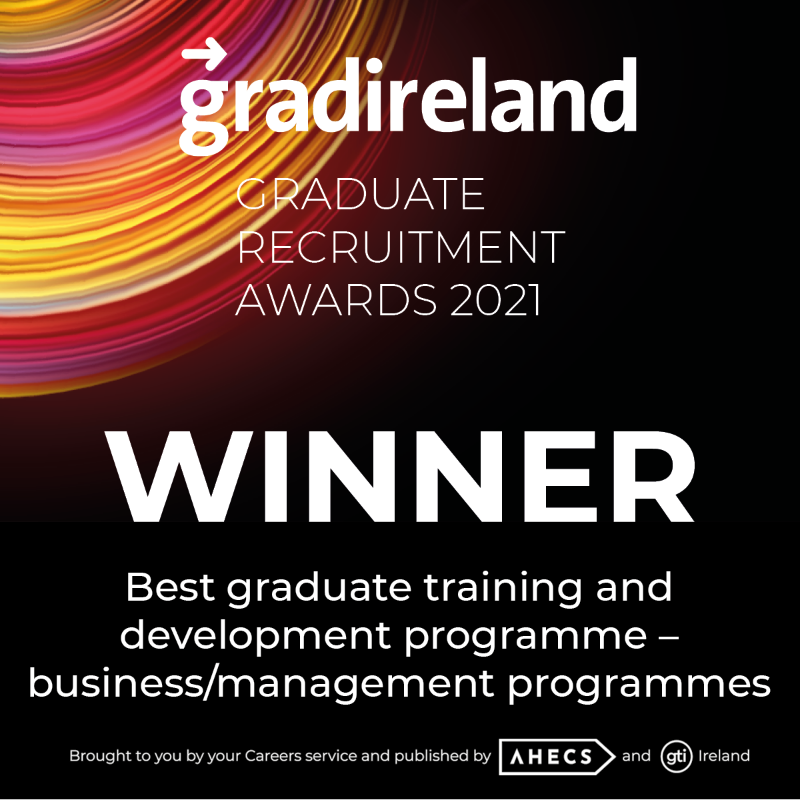 GlanbiaCareers's tweet photo. We are proud to announce that Glanbia has won Gold Award for Best Graduate Training and Development Programme and Bronze Award for our Pure Ambition Internship Programme (intake up to 50)! We are delighted to have been considered by Gradireland for these awards! #GradAwards21