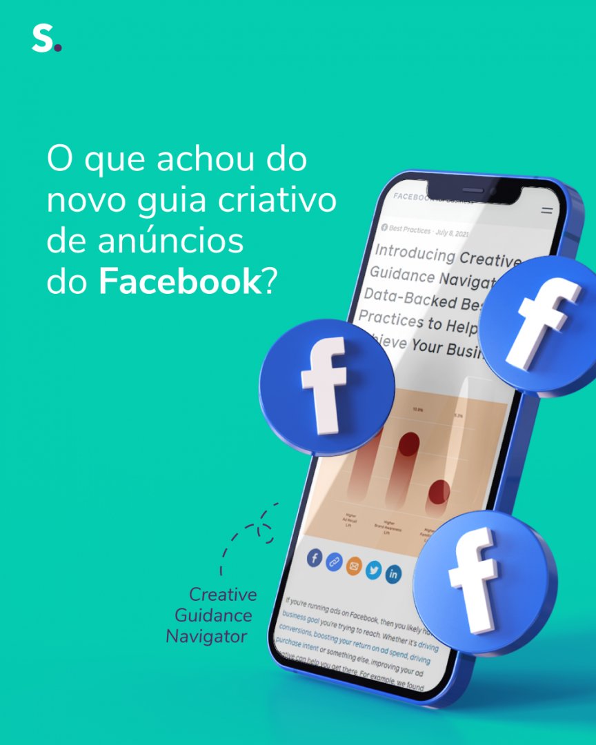 somos__simples's tweet photo. Creative Guidance Navigator: guia que o #Facebook lançou com diversas dicas e estatísticas de marketing para melhorar sua forma de criar anúncios.Dá uma olhada, testa e nos diz o que achou.

Via @socialmedia2day 😉
#marca #branding #gestão #business #somossimples #sejasimples https://t.co/J9GbBf6lJV