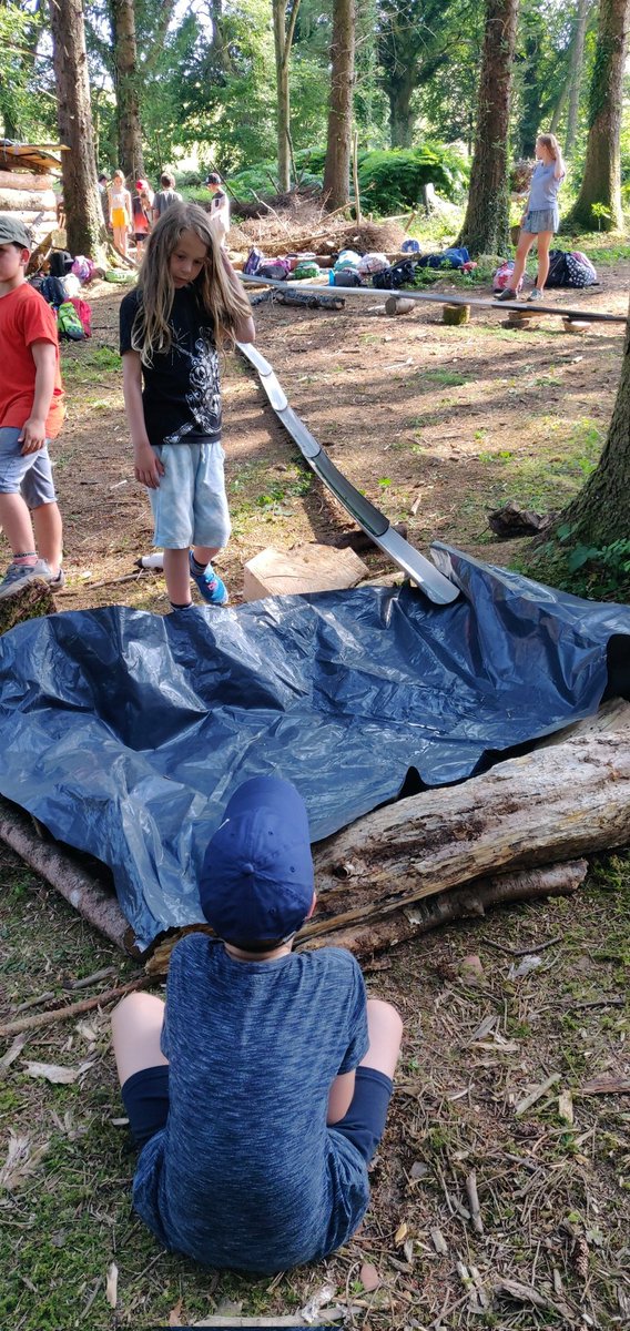 Shaldon_Primary's tweet photo. Team work makes the dream work.
Building reservoirs using scavenged materials that will hold 100+ litres for a water fight in the woods #year5ontour #dontattackthestaff #passmeabucket https://t.co/kleSSn1H0s