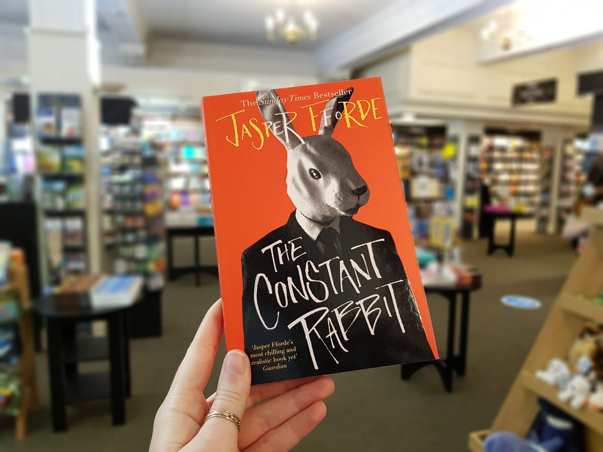 WstonesPreston's tweet photo. New out in paperback is The Constant Rabbit by Jasper Fforde π°
"A political satire cloaked in Fforde's trademark bizarre whimsy, the novel reads like a crazed cross between 'Watership Down' and 'Nineteen Eighty-Four'." - The Guardian
#jasperfforde #theconstantrabbit https://t.co/eOAZxYcIzF
