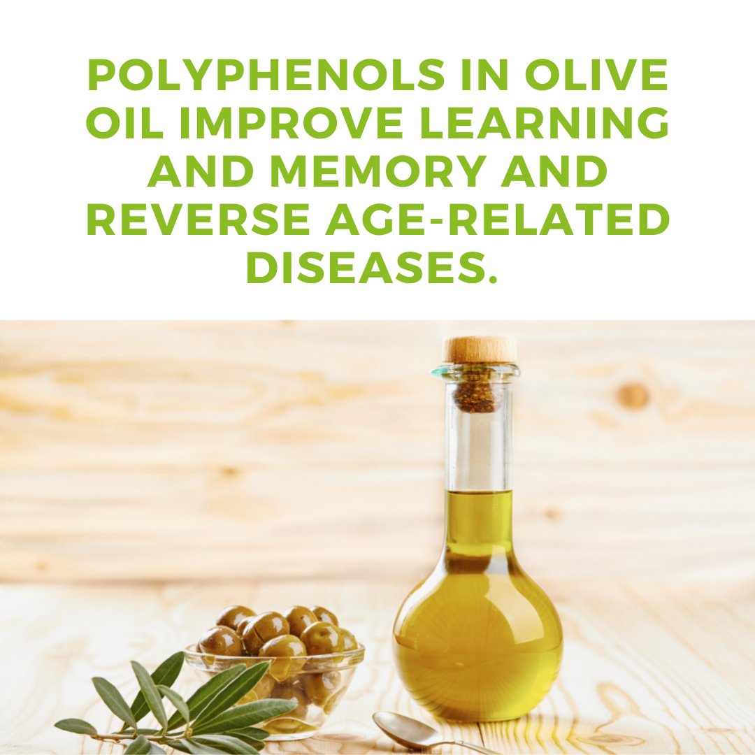OrganicBoost's tweet image. Extra virgin olive oil is truly brain food. Thanks to the powerful antioxidants known as polyphenols, it improves learning and memory and reverses age-related diseases.
#extravirginoil #virginoil #oliveoil #brainbooster #polyphenols #antioxidants #brainte