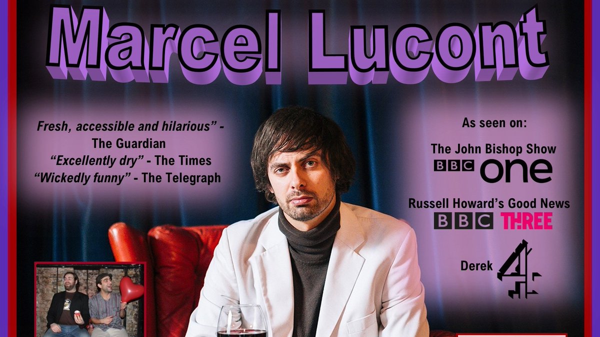 Sidcup, next Tuesday 27th - <a href="/MarcelLucont/">Marcel Lucont</a>, <a href="/PanickyTack/">Panicky Tack</a>, @Adelecliff and <a href="/DaveChawner/">Dave Chawner</a>. All to raise money for resident's of St Margaret's care home. £15 or 2 for £25 email sidcupcomedyclub@gmail.com for bookings and enquiries.