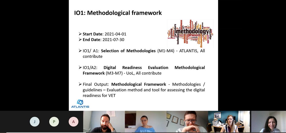 dlearneu's tweet image. Yesterday a new online meeting of the #Q4EDUproject was held! Partners discussed the research activity led by @EngAtlantis in the 1st IO, entitled “Methodological Framework”, aimed to have an overarching view of existing methodologies, pick the appropriate ones for the project!