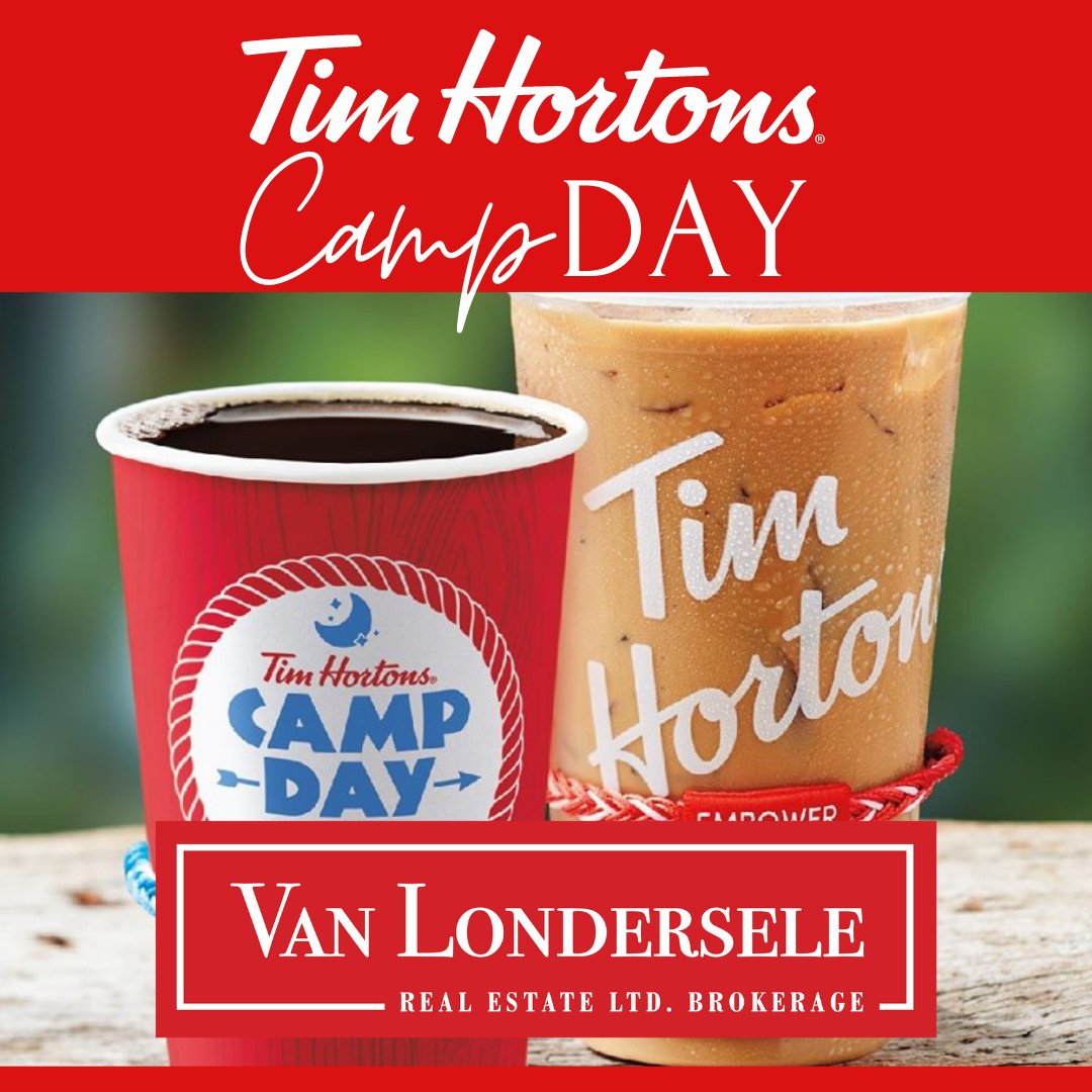 VanLonderseleRE's tweet photo. Today is Tim Hortons Camp Day!
#fundraiser #hope #diversity #community #inspiration #gratitude #socialskills #emotionalskills #leadership #innovation #volunteerism #motivation #youth #camp #VLREB
🏡Van LonderSELE to Van LonderSOLD🏡 https://t.co/N5Owfgvn9d