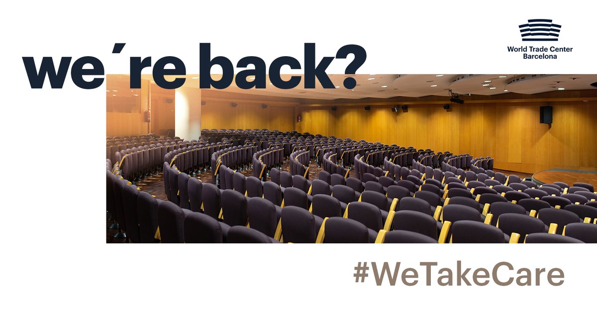 WTC Barcelona (@wtcbarcelona) on Twitter photo From September 6th, our #ConferenceRooms will once again be providing you with the best space for your #meetings nad #workshops. If you want to hold an event in an incomparable setting, we have up to 20 customisable rooms on offer 📞+34 93 445 89 89 ✉️congresos@wtcbarcelona.es From September 6th, our #ConferenceRooms will once again be providing you with the best space for your #meetings nad #workshops. If you want to hold an event in an incomparable setting, we have up to 20 customisable rooms on offer 📞+34 93 445 89 89 ✉️congresos@wtcbarcelona.es