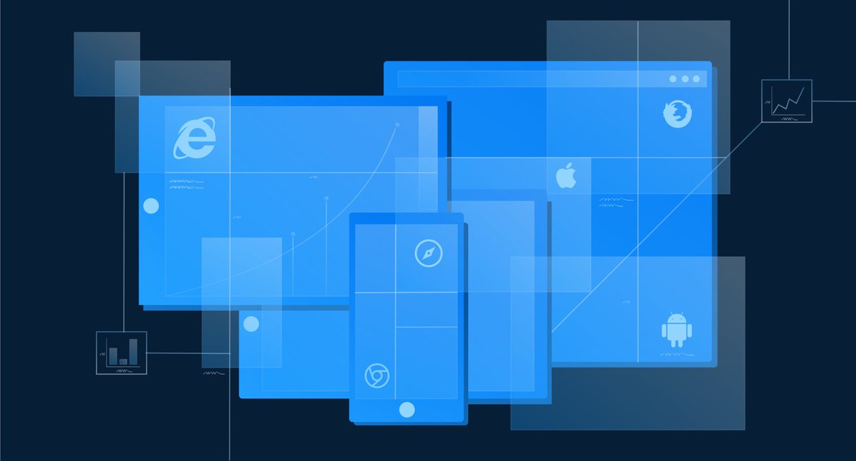 browserstack's tweet image. Universal interoperability on every combination of device, OS, and browser is almost impossible. 🚫
Keep up with the ever evolving market through early, continuous #CompatibilityTesting. 💡
Know more 👉 ow.ly/Rbsu50FAmve 👈