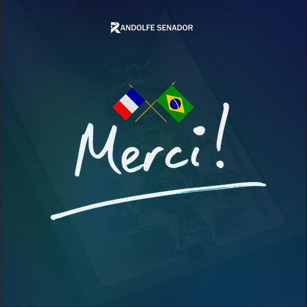 Foi com muita felicidade que recebi do Embaixador da França no Brasil, Gilles Pecassou,a notícia de que nosso mandato será condecorado pelo Presidente francês, @EmmanuelMacron, com a medalha Légion d’honneur, honraria criada pelo imperador Napoleão Bonaparte em 1802.