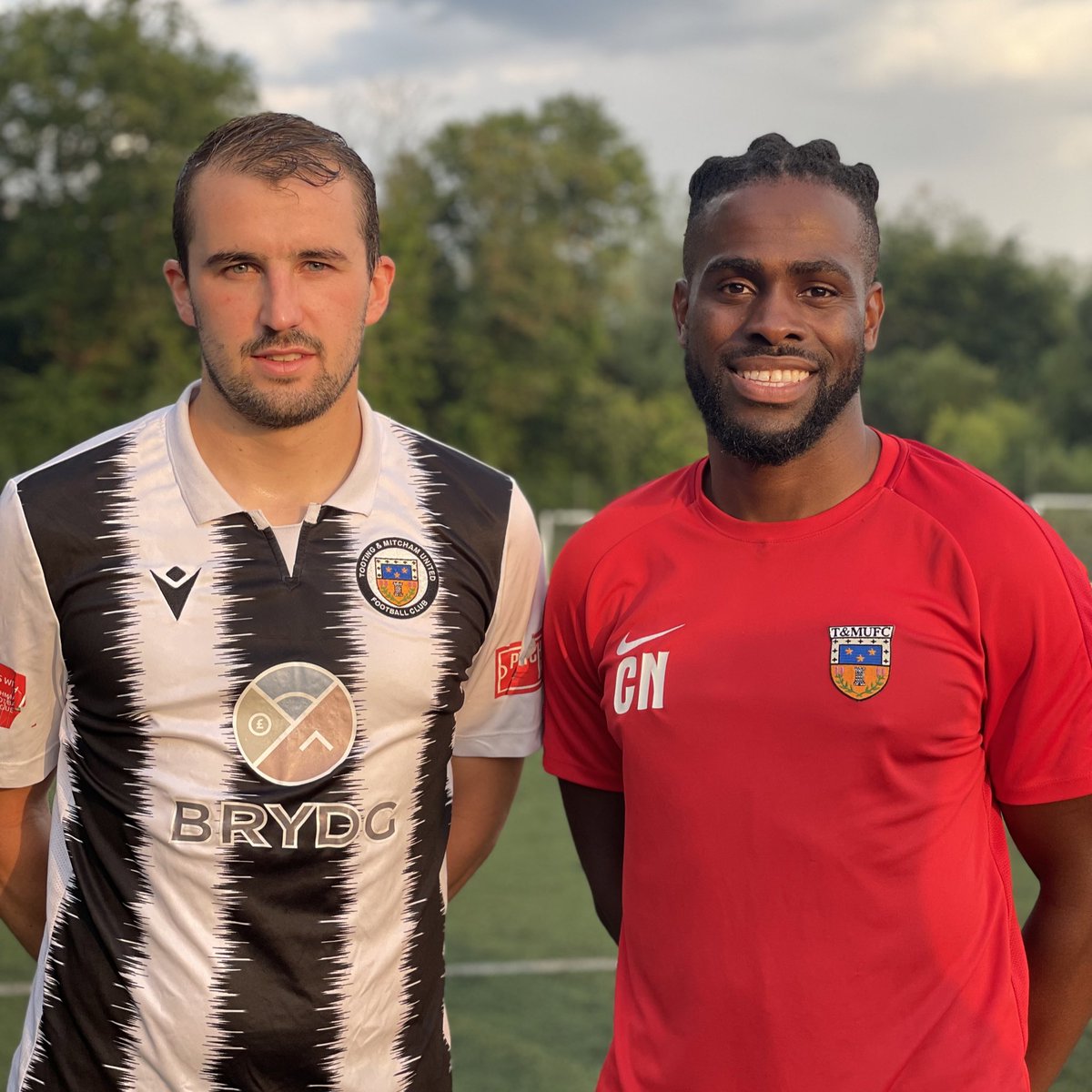 OfficialTmufc's tweet photo. Tooting &amp; Mitcham United FC are excited to announce the return of Jake Rose, @kg_williams11 , @MarkWaters95 &amp; @Deano2288 for another season at the club! 

#TerrorsTogether ⚫️⚪️ https://t.co/IOfo14kxo6