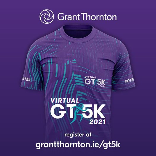 💥2021 <a href="/GrantThorntonIE/">Grant Thornton Ire</a> #GT5K T-SHIRT💥
 
This year we're asking you to #DoItForDementia on Sept 8th, as for only €10 + booking fee you'll receive the stunning GT5K T-Shirt while also supporting the Alzheimer Society of Ireland 👏.

grantthornton.ie/gt5k