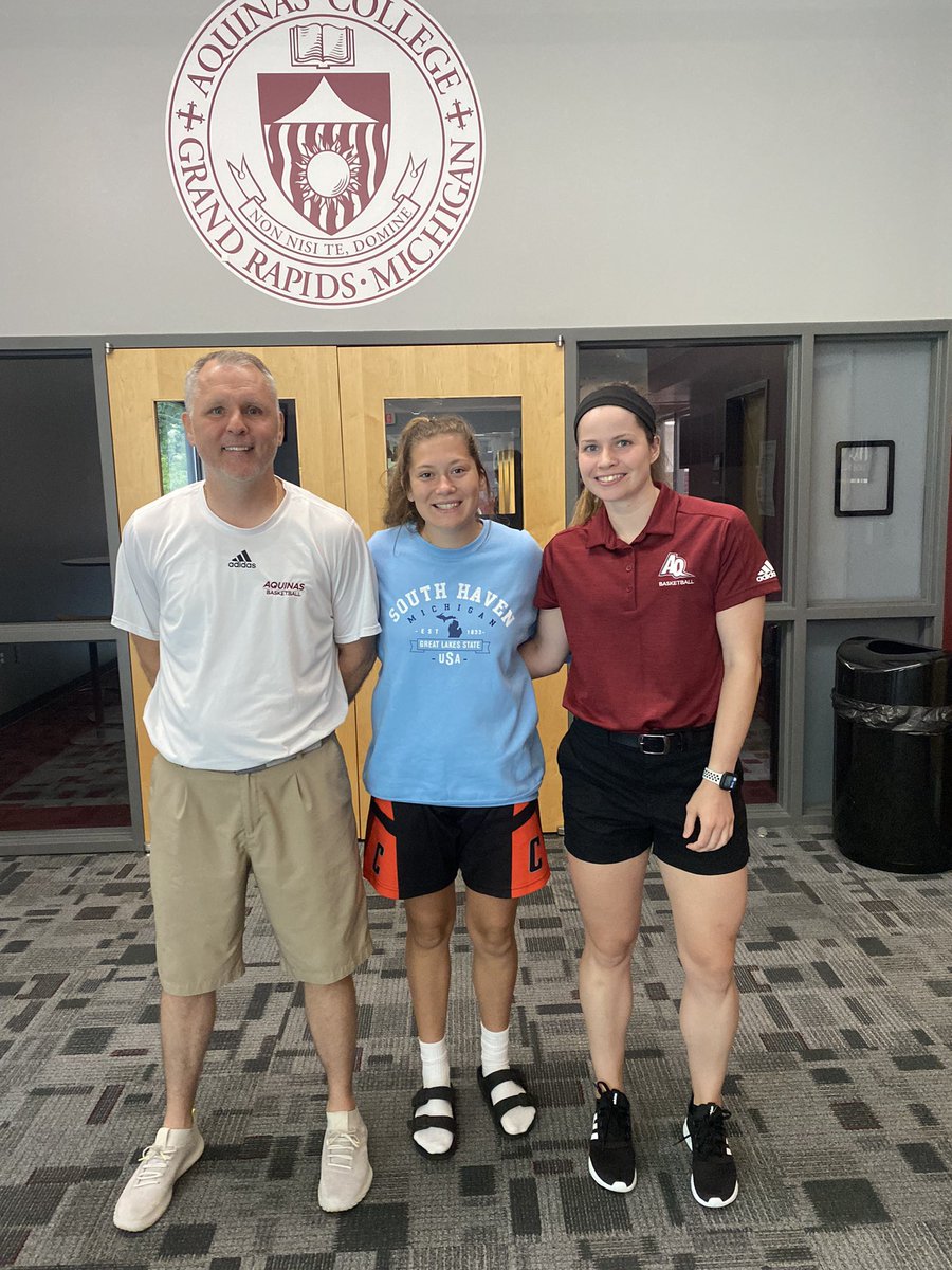 Had a great visit today at Aquinas College looking forward to learning more about their academics and basketball program! <a href="/AQWomensBBall/">AQ Womens Basketball</a>