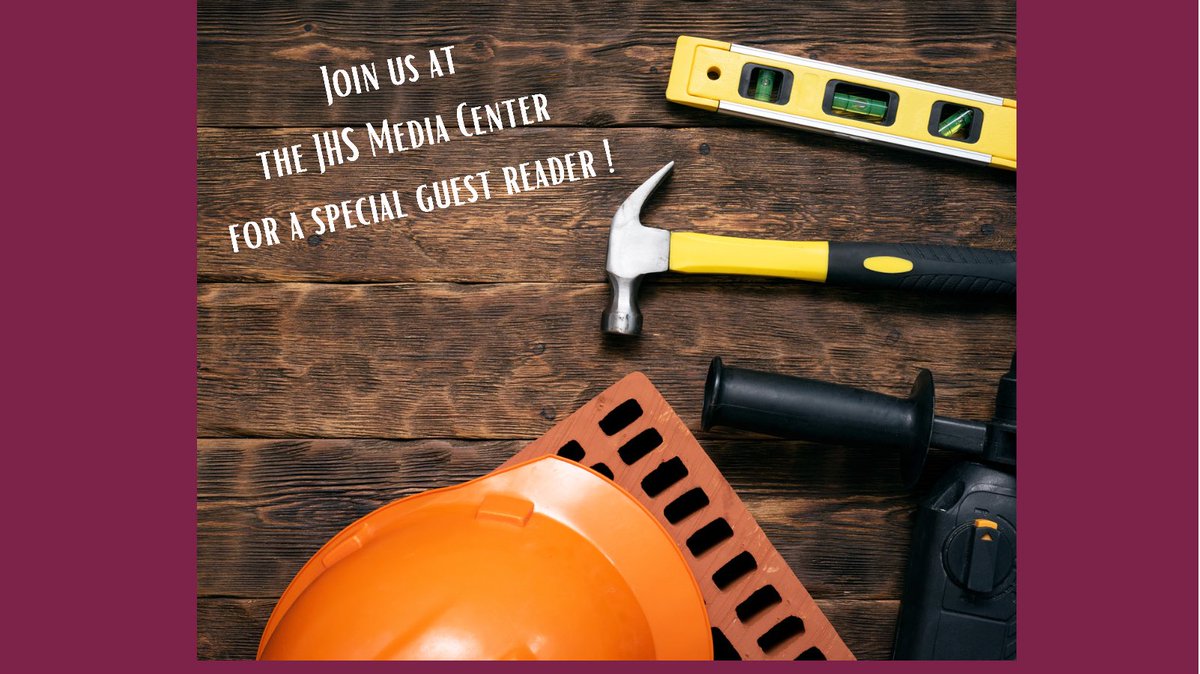 JenksReadtheWay's tweet photo. Join the #TrojansReadTheWay crew today at the @JenksHSMedia from 11-3!
This morning we have a special guest coming to visit with us and share a book about construction.
Come see us! https://t.co/ncgm6n7B29