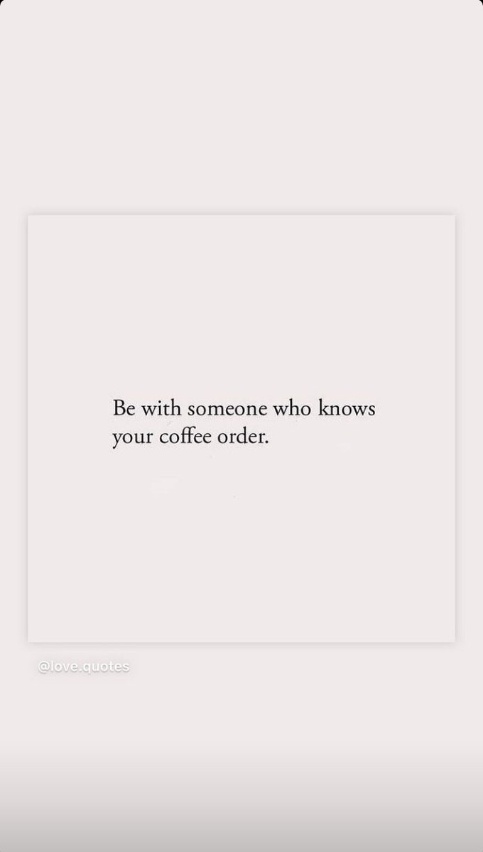 SHidalgoRoutine's tweet image. 🗣️| &quot;Esteja com alguém que conheça seu pedido de café.&quot;

📲 Sabina Hidalgo via Instagram Stories.