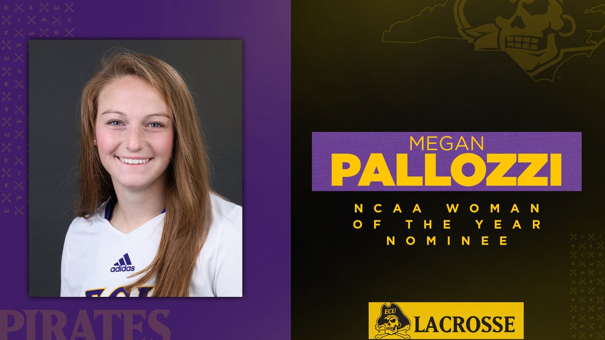 Congratulations to Megan Pallozzi who was named one of ECU's nominees for <a href="/NCAA/">NCAA</a> Woman of the Year!

📰bit.ly/3kF32dU