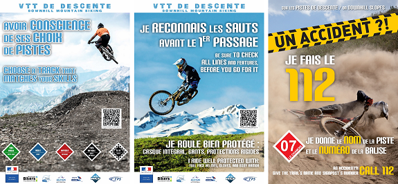 MountainBikersF's tweet photo. La saison des Bikeparks bat son plein ! Afin que les descentes de juillet ne soient pas les dernières de l'été, prenons un moment pour regarder les affiches de prévention et garder à l'esprit quelques consignes de sécurité🤘🚴‍♀️🚴‍♂️☀️ https://t.co/HfSzkVp9rE