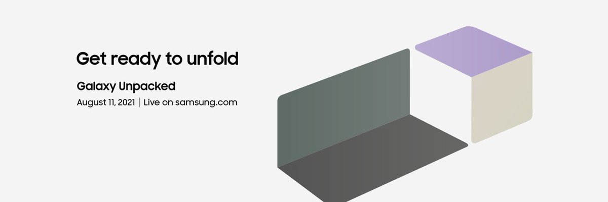 codewithsahil's tweet photo. Samsung officially confirms the date for Galaxy Unpacked Event 11th August 2021. #SamsungUnpacked #Samsung #Event https://t.co/2jILYKe6k0
