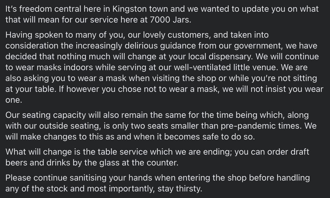 7,000 Jars of Beer tweet media