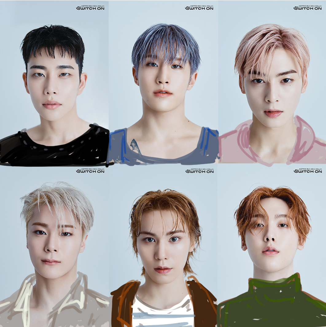 pikachuroha's tweet photo. ok much better. Noona is calm now.  @offclASTRO  #ASTRO #SWITCH_ON  be good boys k? 🥲 https://t.co/tqwydl6Whl