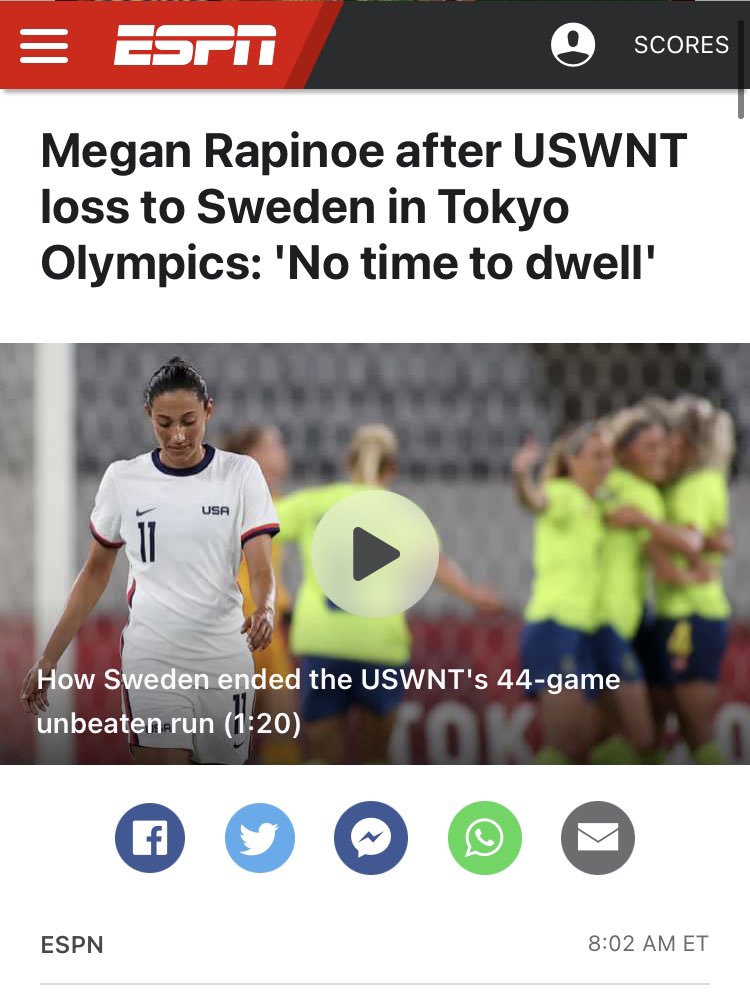 How about the #rapioneylosersandwich at <a href="/SUBWAY/">Subway®</a>? Kneel for the 🇺🇸 anthem and then get stomped by Sweden… #Rapinoe @mPinoe proves she’s not good enough to be flexing on #America when she can’t deliver wins. <a href="/stephenasmith/">Stephen A Smith</a>  <a href="/espn/">ESPN</a> <a href="/USWNT/">U.S. Women's National Soccer Team</a> <a href="/RapSheet/">Ian Rapoport</a> <a href="/AnthonySabatini/">Anthony Sabatini</a>