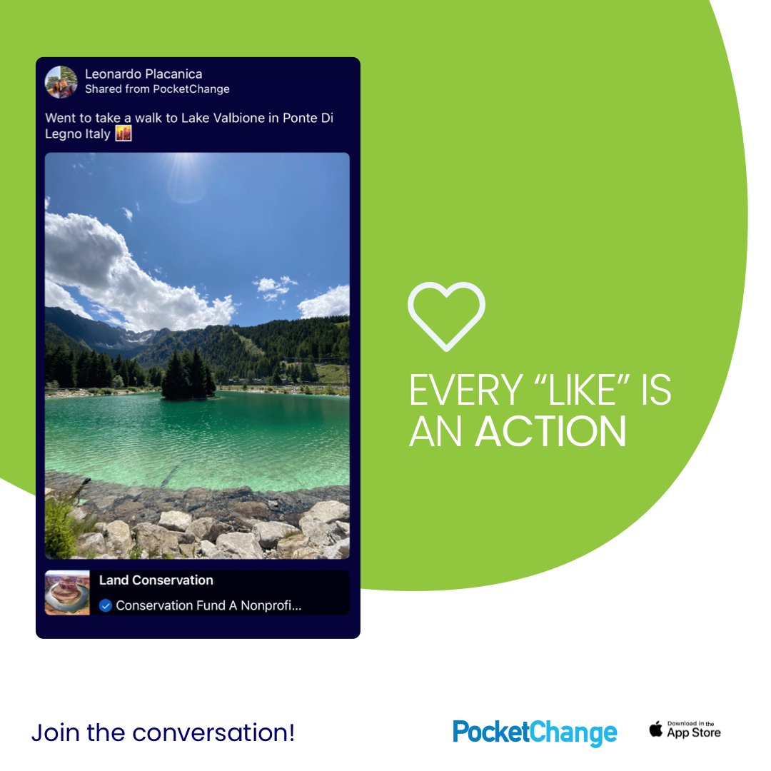 Need some Wednesday inspiration? Check out posts on PocketChange that support Land Conservation-- you will see some INCREDIBLE photos.