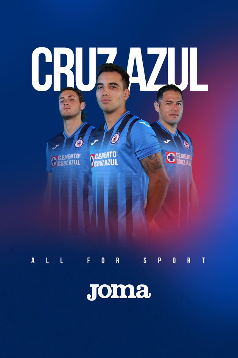 Sí está bieeeen bieeeen feita la nueva playera de Cruz Azul, pero es el campeón de México y Campeón de Campeones, entonces, hagan lo que quieran <a href="/JomaSport/">Joma Sport</a>