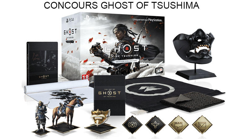 pascalparole's tweet photo. #Concours #GhostofTsushima
3 lots à gagner avec l'aide de PlayStation France, merci à eux :
L'édition collector
La spéciale + 1 DualShock 4
Le standard
-Follow @pascalparole &amp; @PlayStationFR
-RT ce tweet
-Indique suivi de #PlayToSurprise ton top 3 de jeu samurai/ninja sur Play https://t.co/bpwELUPBOr