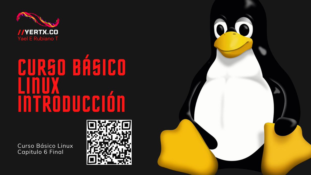 yertx_co's tweet image. !!!GRATIS!!!HOY Miercoles 21 DE JULIO/ CURSO BASICO LINUX
CURSO BASICO LINUX INTRODUCCION CAPITULO 6 Final
12h Mex | 12h Col | 13h Cl
Hoy por twitch. Síguenos.
twitch.tv/yertx_co

#linux, #cursobasicolinux, #cursolinux, #ultimahoralinux, 
#noticiaslinux, #yertx, #yertx_co