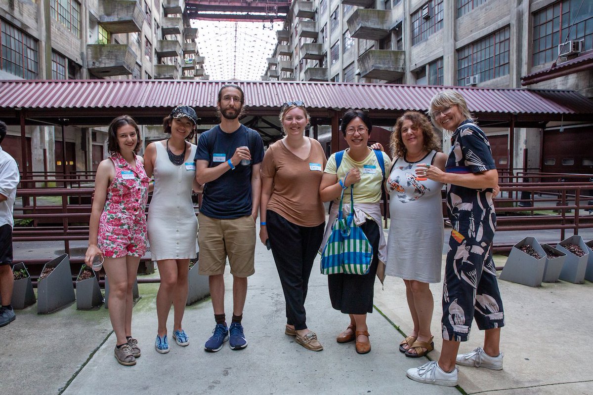 TheFilmshop's tweet photo. Nothing like Filmshoppers checking out #films together. Excellent representation at the non-fiction shorts screening @RooftopFilms last week. #docshop https://t.co/qKEXBvduTM