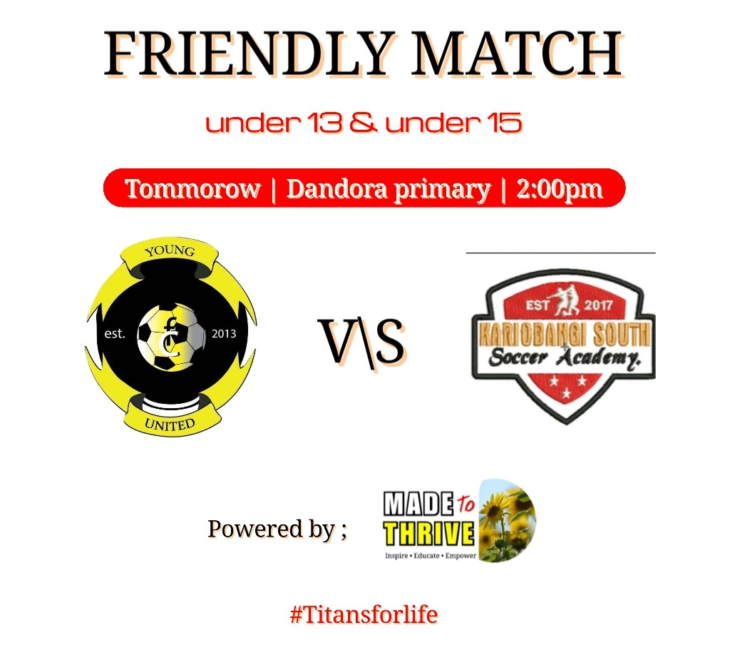 YoungUnitedFc1's tweet image. It&apos;s a double header tomorrow afternoon at &apos;the cave&apos; as we take on @k.south_soccer_academy 

Powered by #made2thriveKenya...

#wearedevelopment