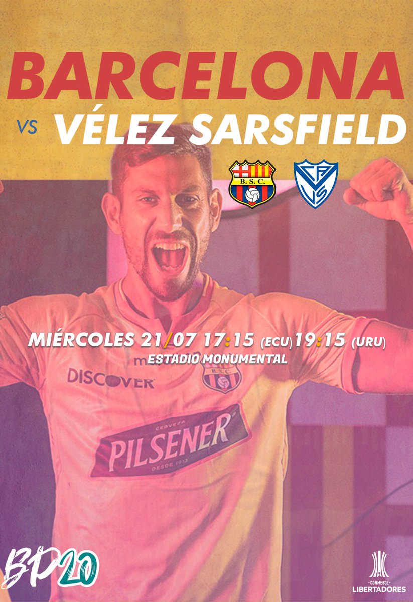 💪🏼👉🏼<a href="/Libertadores/">CONMEBOL Libertadores</a> 💛🖤❤️<a href="/BarcelonaSC/">BARCELONA S.C.</a> Hoy!👇🏼