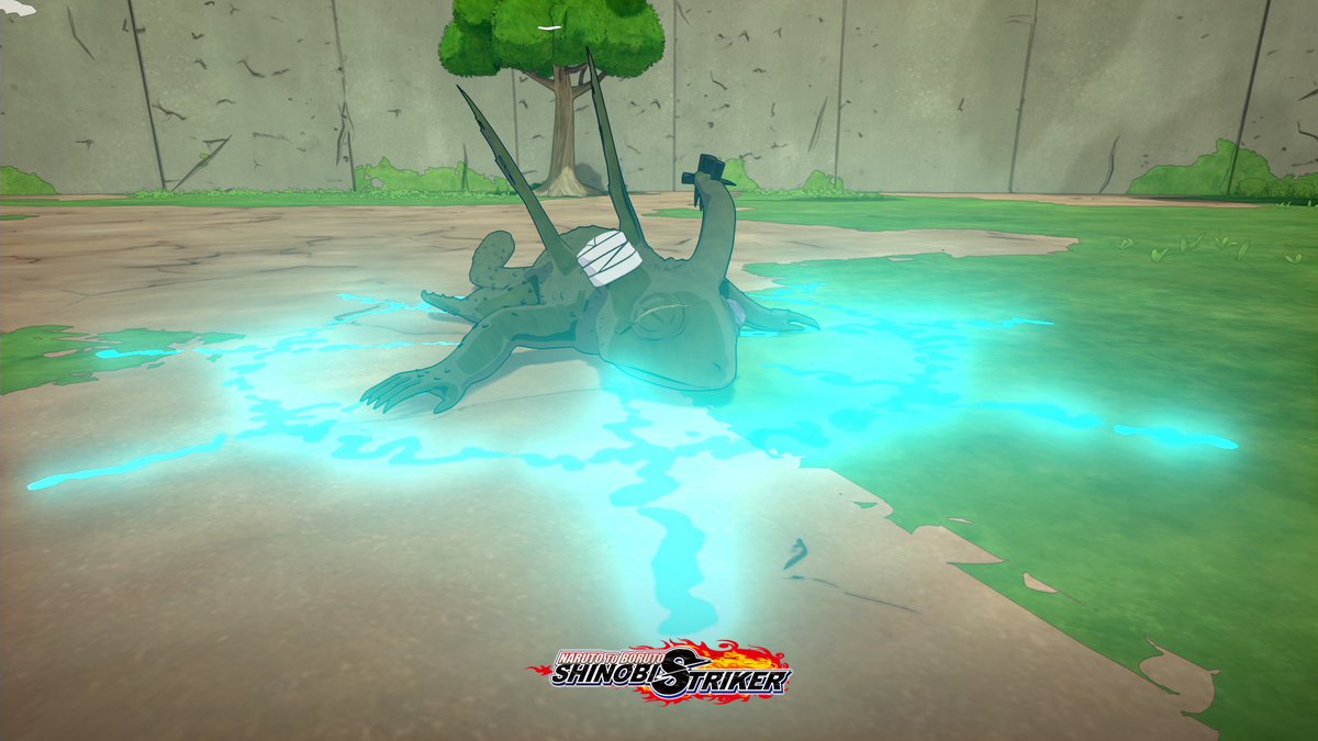 Narutovideogame's tweet photo. Nagato (Reanimation), the First Akatsuki, joins the fight on July 30th! Summon a giant Geko Statue and augment your body with Shurado to reign supreme on the battlefield. #ShinobiStriker https://t.co/JqJ0afHMep