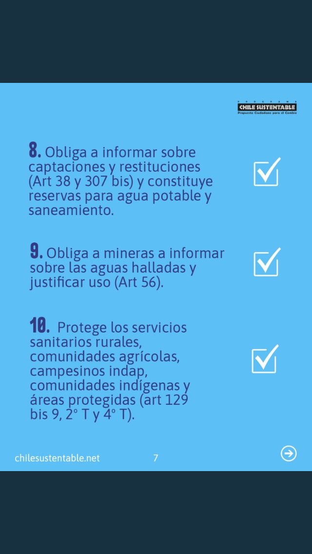 ElquiSin's tweet photo. ❗️HOY a las 16:00 se vota en el #Senado el proyecto de 💧REFORMA AL CÓDIGO DE AGUAS  💧💧

💪🏽 #ElAguaNoSeVende 

 Aún es tiempo de escribirle al senador o senadora de su zona 😉 https://t.co/vk74wd5LL5