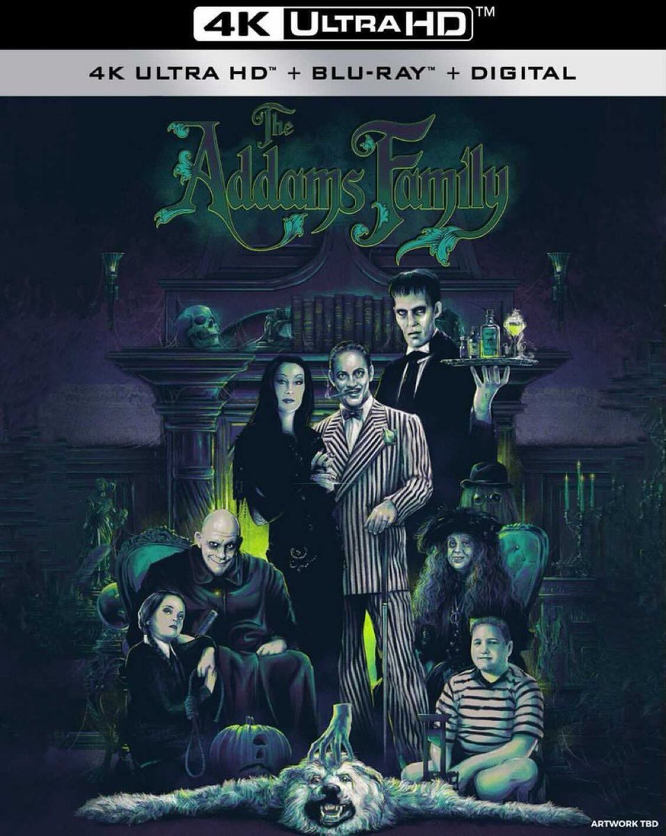 Get ready for the most hilarious scarefest of the season. The kooky, spooky, &amp; all-together ooky adventures are sure to have you screaming with laughter when the #TheAddamsFamily comes to #4KUltraHD *delayed to Nov* #4K #4KBluray #4KUHD #UHD #UltraHD #UltraHDBluray #Horror #DVD
