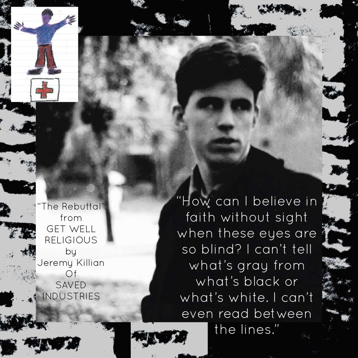 Dan_Kiko_Murray's tweet photo. #SavedIndustries “How can I believe in #faithwithoutsight when these eyes are so blind? I can’t tell what’s gray from what’s black or what’s white. I can’t even read between the lines.” “#TheRebuttal” from #GetWellReligious by #JeremySKillian. #rebuttal #gospelmusic https://t.co/NzehahXmBB
