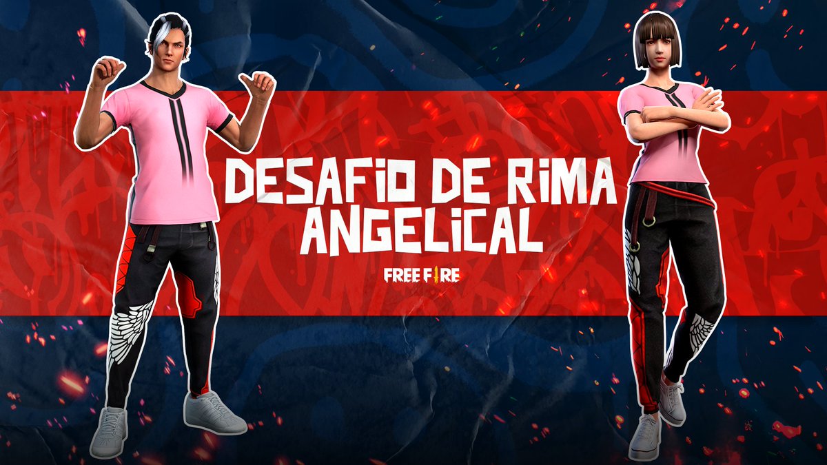 FreeFireBR's tweet photo. Faaaala tropa, vou lançar um desafio valendo codiguin. Então se liga, que esse é pra quem curte rimar! 🎤🎶

Solte a criatividade: faça uma rima de Frifas com o tema angelical e deixe aqui nas respostas. 😇

As 30 melhores ganham um codiguin de Calça Angelical Vermelha. 😍 https://t.co/EDOzTAe1MW