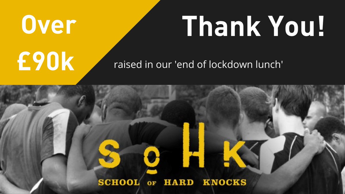 A massive thank you to everyone who came and supported SOHK at our end of lockdown lunch! We were blown away by your generosity which helped to raise a grand total upwards of £90k...

#thankyou #support #charity #sohk