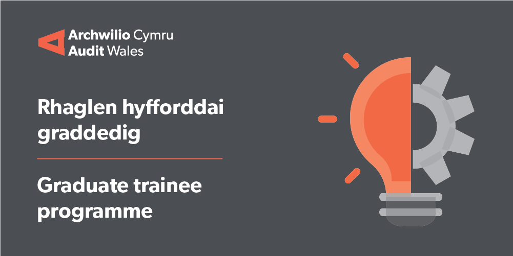 WalesAudit's tweet photo. 🔎Ydych chi am hyfforddi fel cyfrifydd siartredig? 

➡️Dysgwch fwy am ein swyddi gwag i hyfforddeion graddedig yn ein tîm yn y Gogledd: https://t.co/NKW3ryNRt6

#gyrfa #recriwtio #CynllunGraddedig https://t.co/ncWoND3aBk