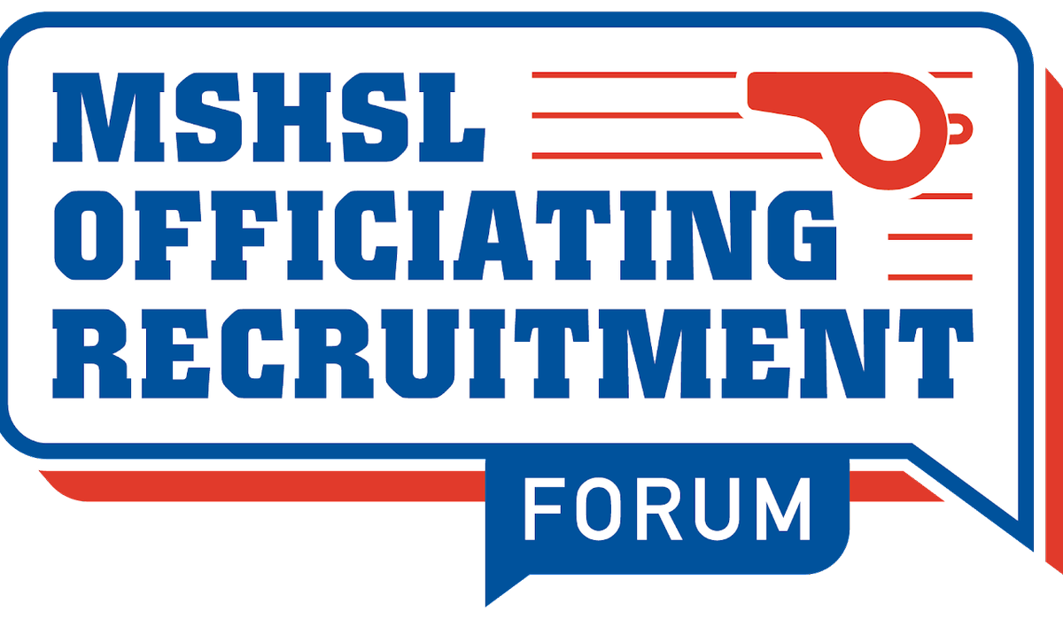 MSHSL's tweet photo. Interested in learning more about becoming an Official? 
 Join the MSHSL Officiating Recruitment Forum Wednesday, July 28 from 6 p.m. - 7 p.m.

Hear from current officials about why they officiate and learn more!

https://t.co/m2Ure1V9os

#MSHSL #mshsl @MSHSLTim https://t.co/BtXMxJ7Jvm