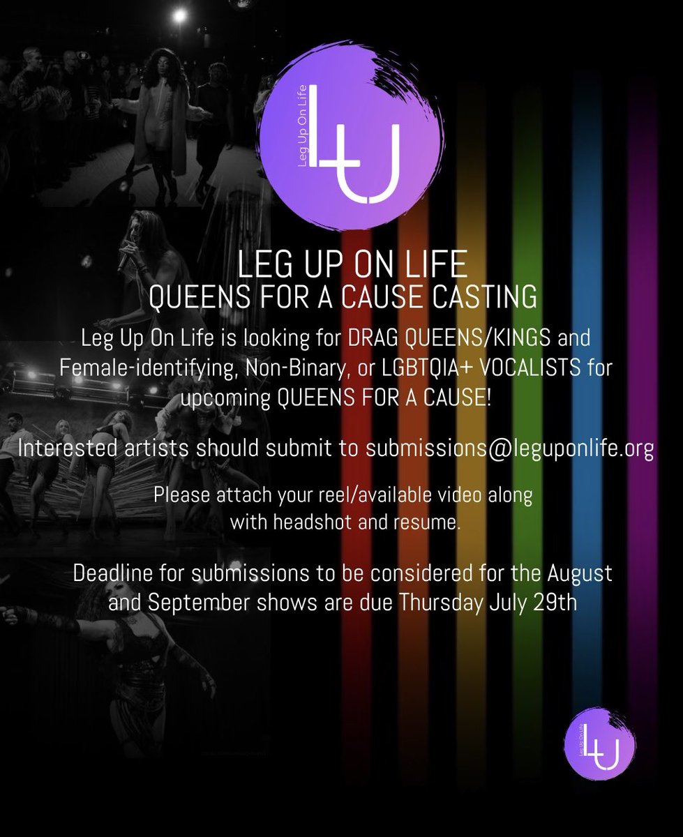 𝑵𝒐𝒘 𝑪𝒂𝒔𝒕𝒊𝒏𝒈!!! We are so excited to be gearing up for our next Queens for a Cause!!! Feel free to 𝗗𝗠 us if you have any questions!! We are SO looking forward to watching your video submissions and seeing all the incredible talent our community has to offer!!
