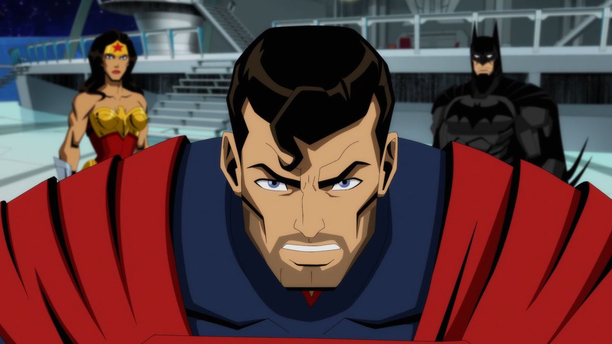 DiscussingFilm's tweet photo. The voice cast for DC’s ‘INJUSTICE’ movie includes:

Justin Hartley as Superman
Anson Mount as Batman
Laura Bailey as Lois Lane
Janet Varney as Wonder Woman
Gillian Jacobs as Harley Quinn
Kevin Pollak as Joker &amp; Jonathan Kent.

(Source: https://t.co/RkYaP87rzi) https://t.co/5TnGRKHPlg